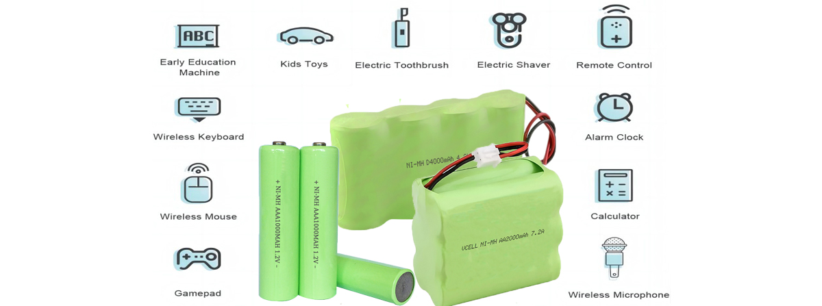 Quais dispositivos são compatíveis com uma bateria Ni‑MH?