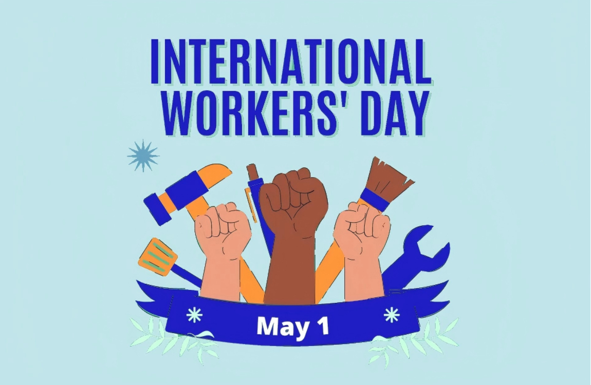Feliz Dia Internacional do Trabalhador！