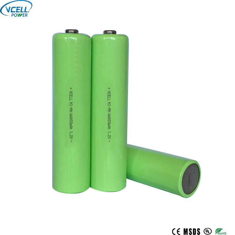 A bateria recarregável NIMH AA 800mAh 1,2V é a melhor escolha para soluções de energia duradoura e sustentável