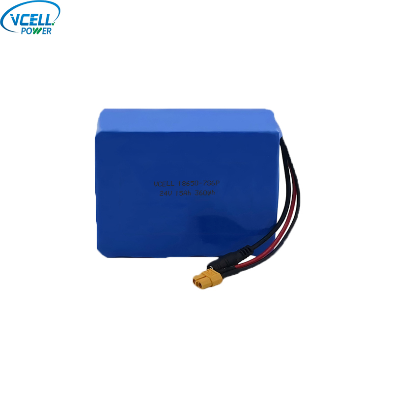 bateria de íon de lítio de 24V 15Ah Ebike