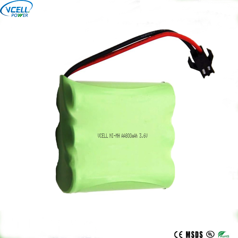 bloco da bateria de 3.6V AA 800mAh Nimh